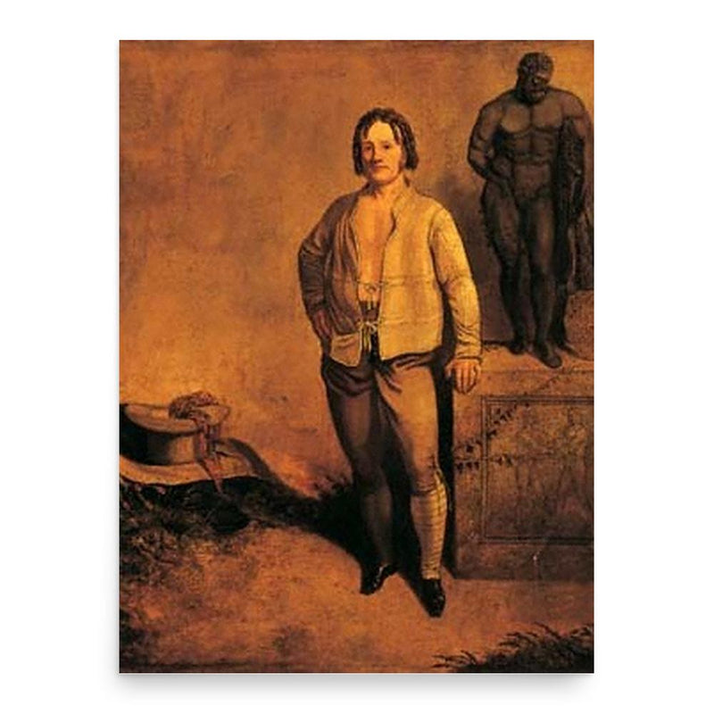 Abraham Cann poster print, in size 18x24 inches.