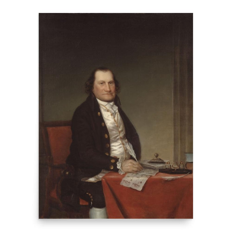 Abraham Ten Broeck poster print, in size 18x24 inches.