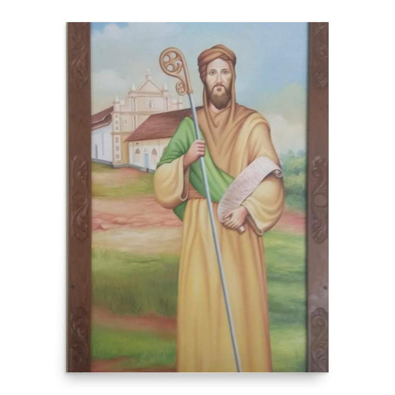 Abraham of Angamaly poster print, in size 18x24 inches.