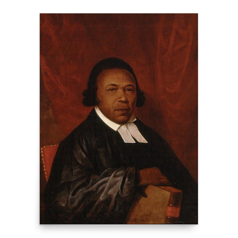 Absalom Jones poster print, in size 18x24 inches.