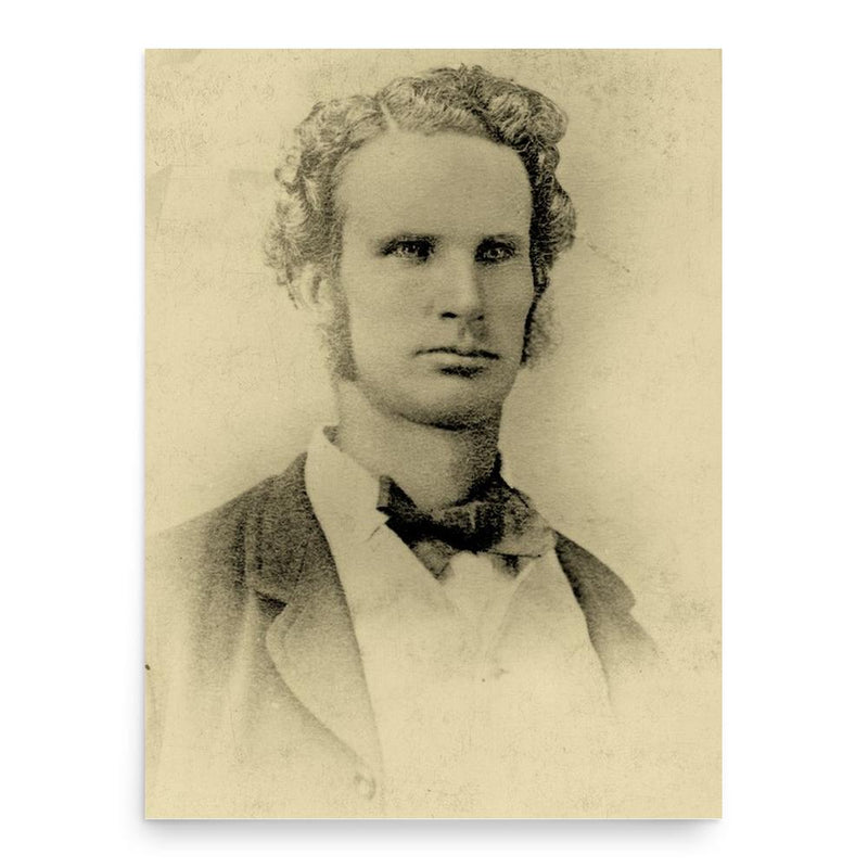 Adam Lindsay Gordon poster print, in size 18x24 inches.