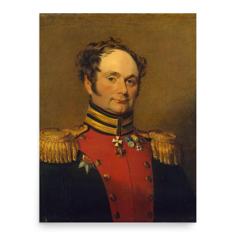 Adam Otto von Bistram poster print, in size 18x24 inches.