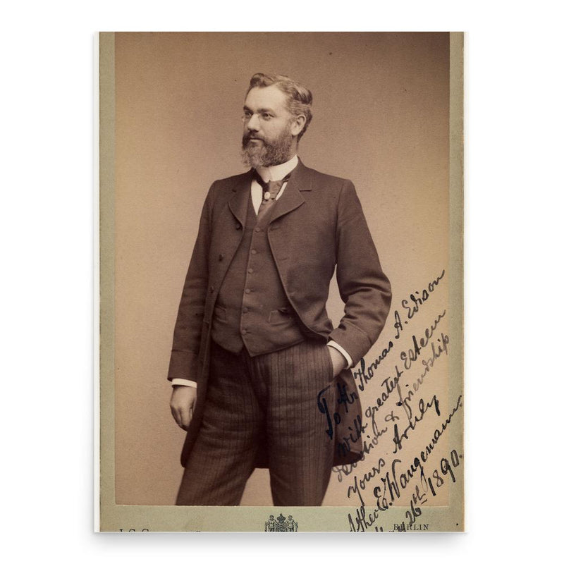 Adelbert Theodor Wangemann poster print, in size 18x24 inches.