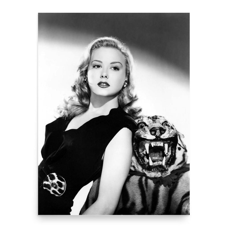 Adele Mara poster print, in size 18x24 inches.