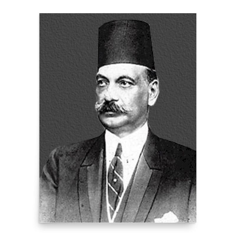 Adly Yakan Pasha poster print, in size 18x24 inches.