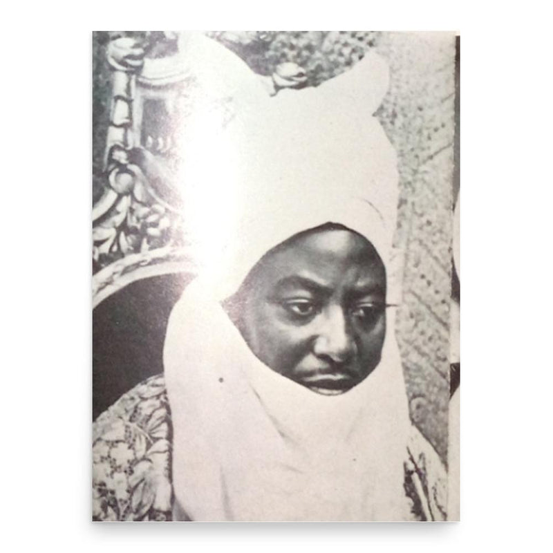 Ado Bayero poster print, in size 18x24 inches.