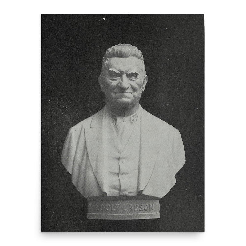 Adolf Lasson poster print, in size 18x24 inches.