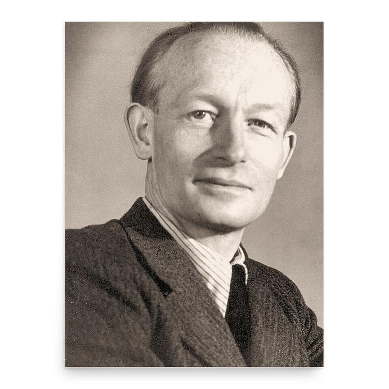 Adolf Reichwein poster print, in size 18x24 inches.