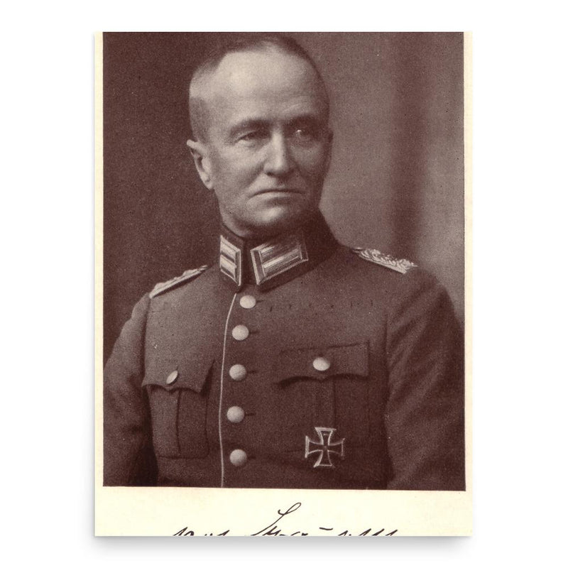 Adolf von Brauchitsch poster print, in size 18x24 inches.