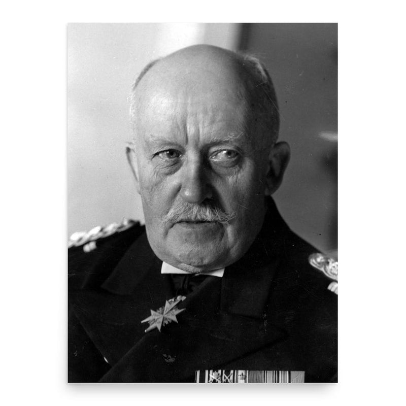 Adolf von Trotha poster print, in size 18x24 inches.