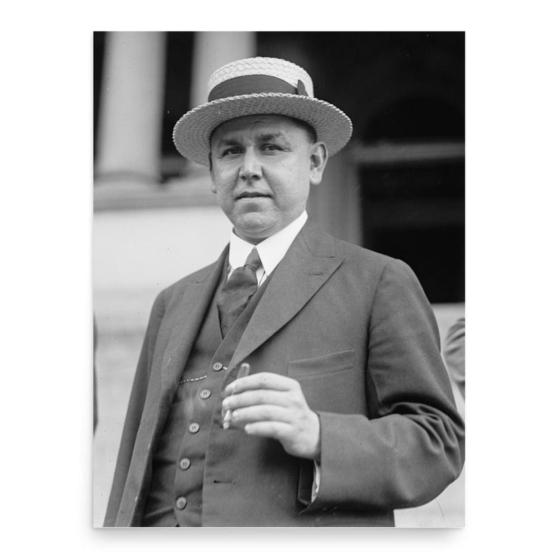 Adolfo de la Huerta poster print, in size 18x24 inches.