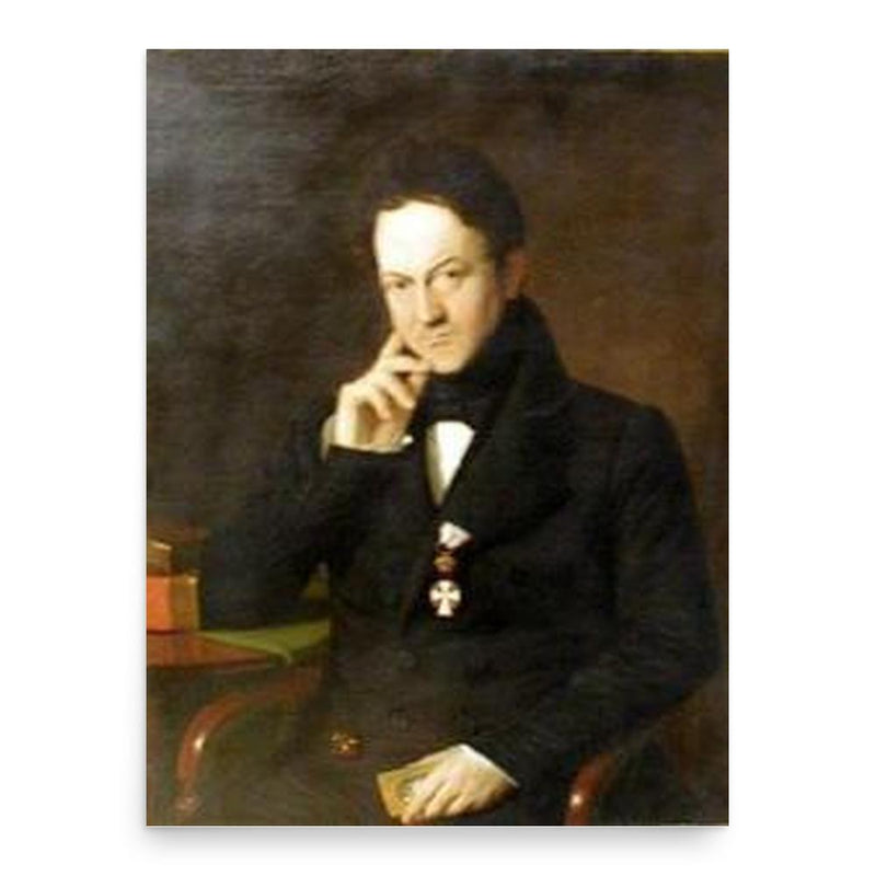 Adolph Carl Peter Callisen poster print, in size 18x24 inches.