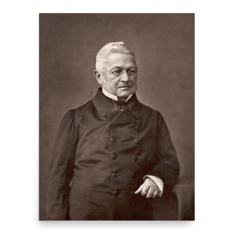 Adolphe Thiers poster print, in size 18x24 inches.