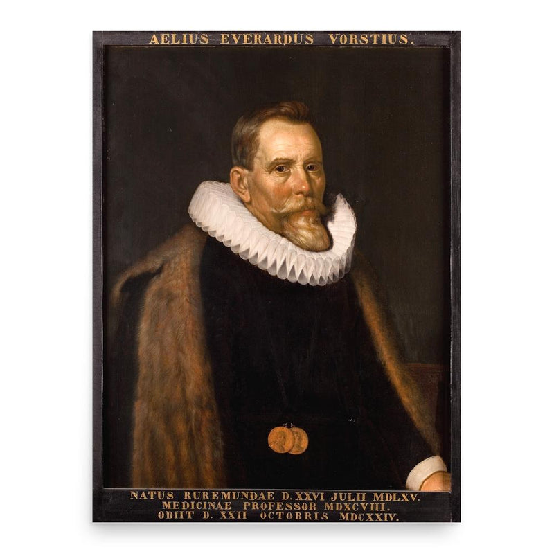 Aelius Everhardus Vorstius poster print, in size 18x24 inches.
