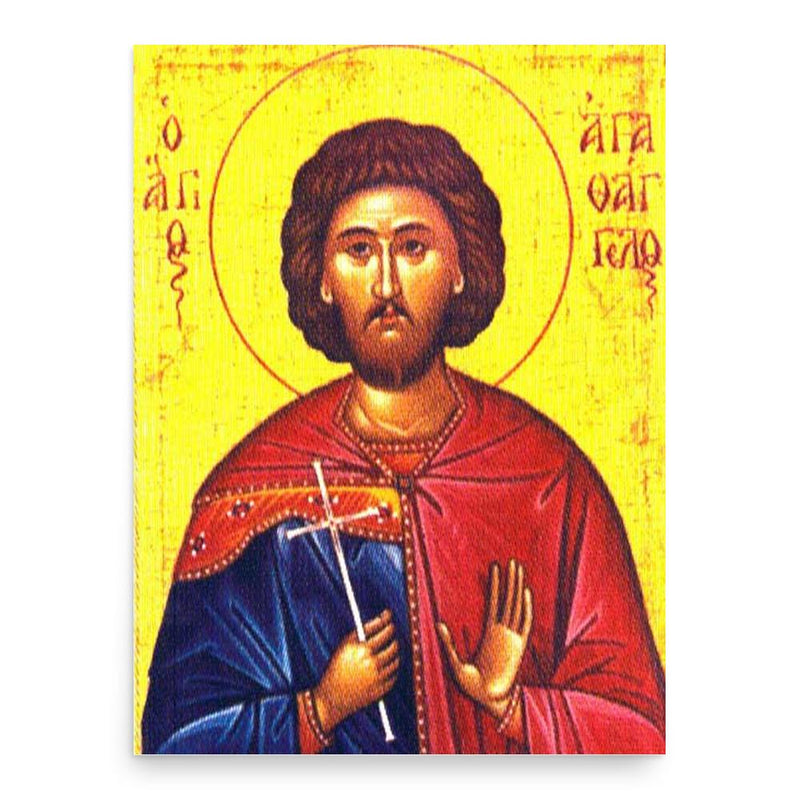 Agathangelus of Rome poster print, in size 18x24 inches.