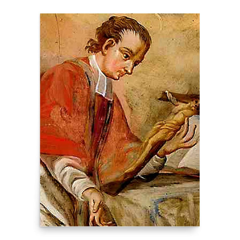 Agricius of Trier poster print, in size 18x24 inches.