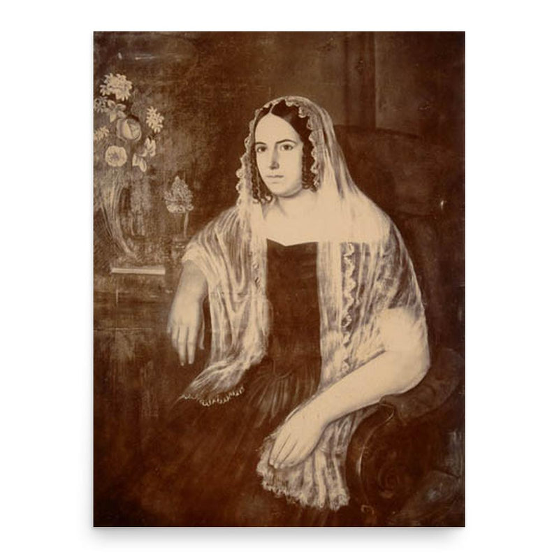 Agustina Ortiz de Rozas poster print, in size 18x24 inches.