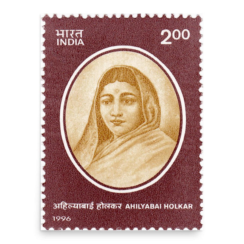 Ahilyabai Holkar poster print, in size 18x24 inches.