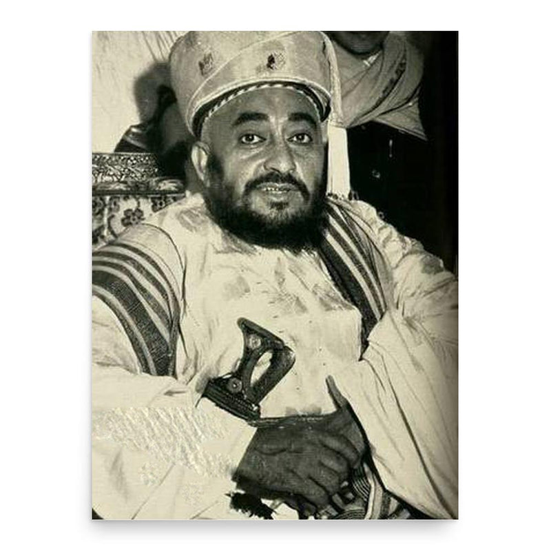 Ahmad bin Yahya poster print, in size 18x24 inches.