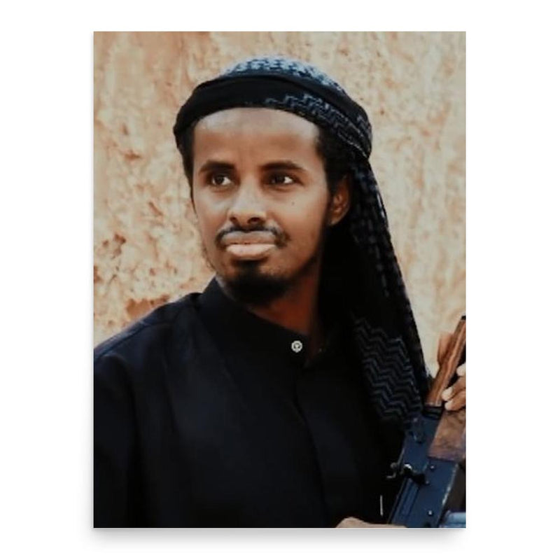 Ahmed Abdi Godane poster print, in size 18x24 inches.