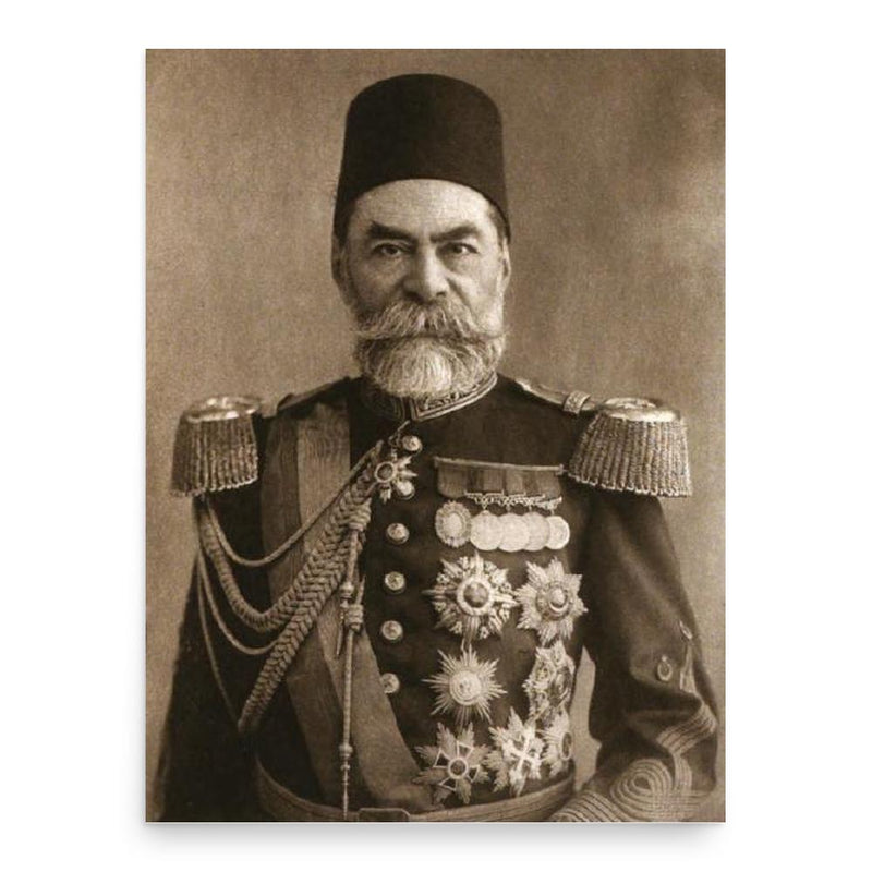 Ahmed Muhtar Pasha poster print, in size 18x24 inches.