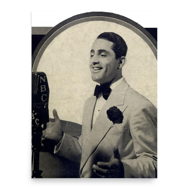 Al Bowlly poster print, in size 18x24 inches.