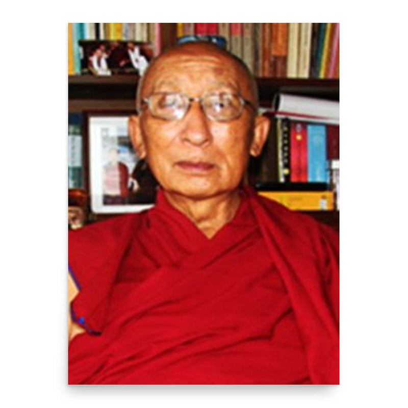 Alak Jigme Thinley Lhundup Rinpoche poster print, in size 18x24 inches.