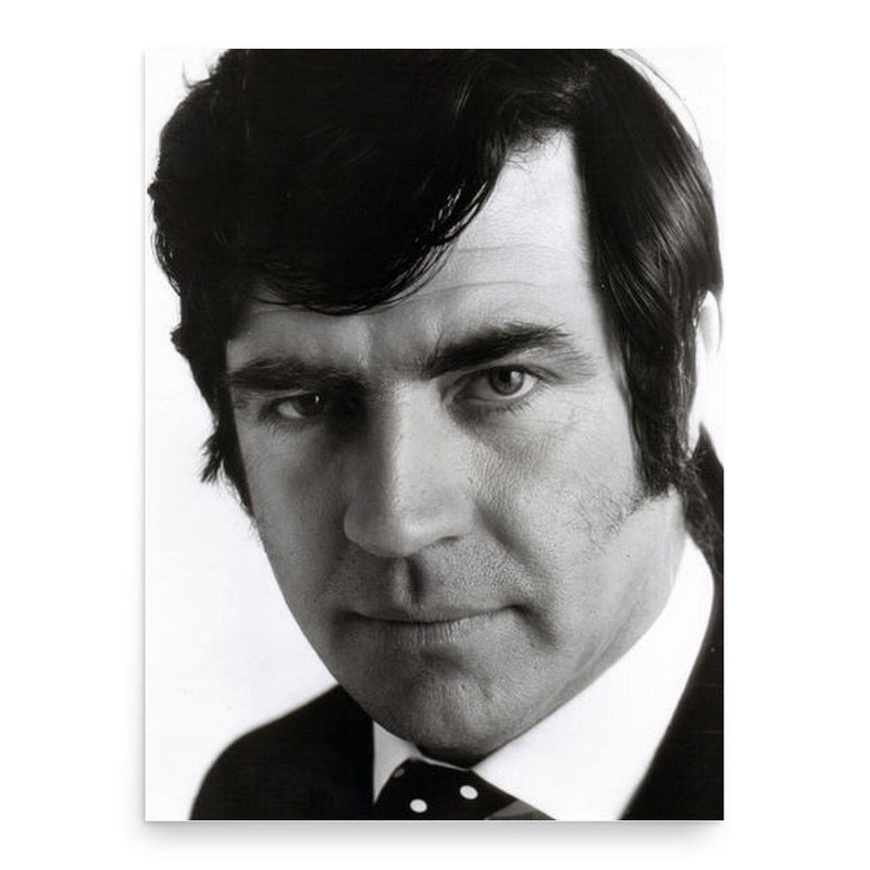 Alan Bates poster print, in size 18x24 inches.