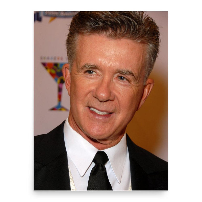 Alan Thicke poster print, in size 18x24 inches.