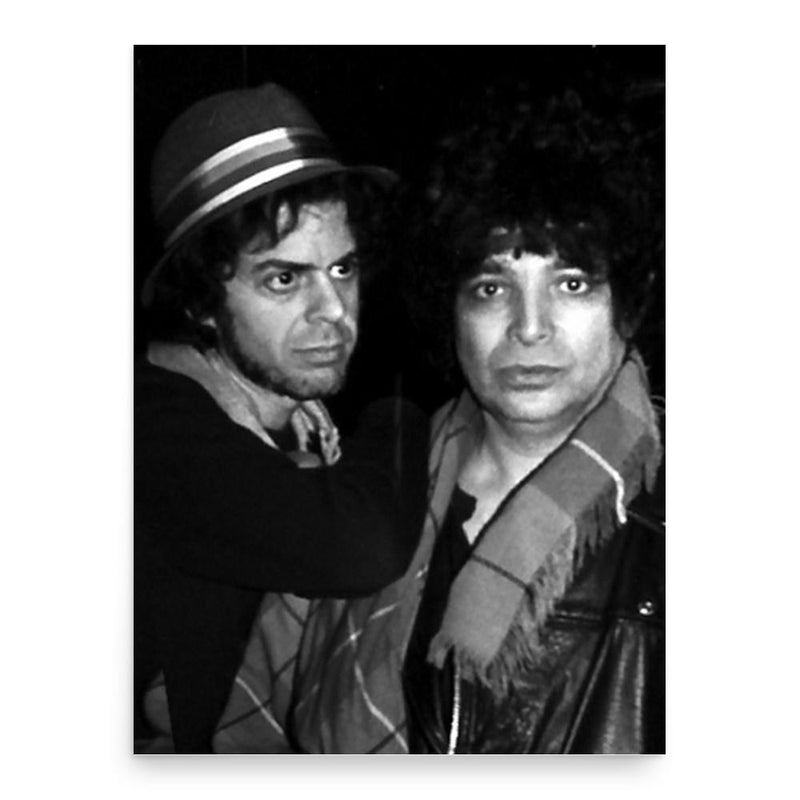 Alan Vega poster print, in size 18x24 inches.