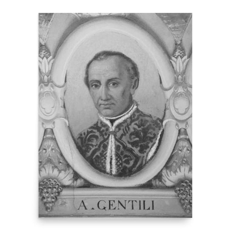 Alberico Gentili poster print, in size 18x24 inches.