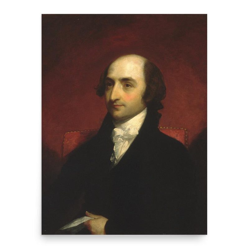 Albert Gallatin poster print, in size 18x24 inches.