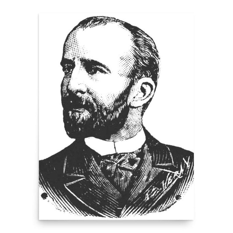 Albert Gauthier de Clagny poster print, in size 18x24 inches.