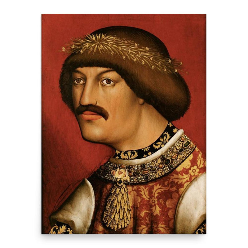 Albert II of Germany poster print, in size 18x24 inches.