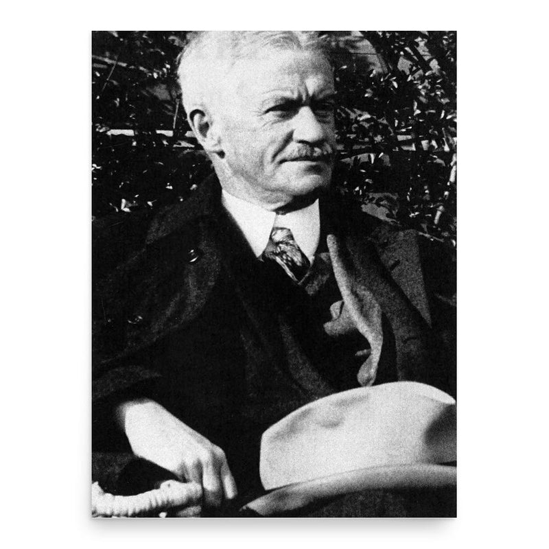 Albert Jay Nock poster print, in size 18x24 inches.