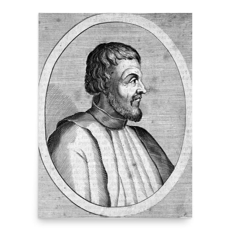 Albert Pighius poster print, in size 18x24 inches.