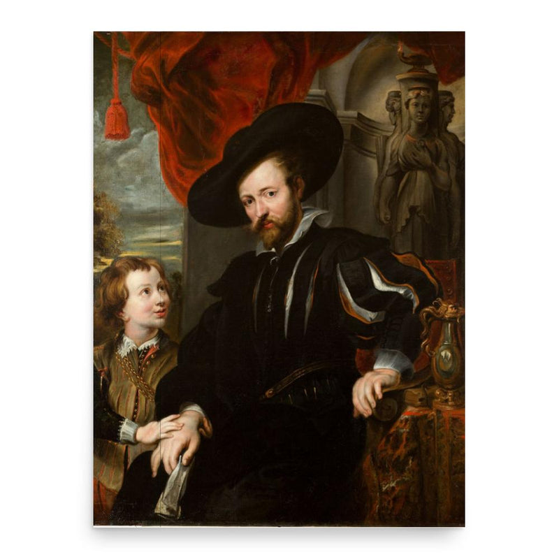 Albert Rubens poster print, in size 18x24 inches.