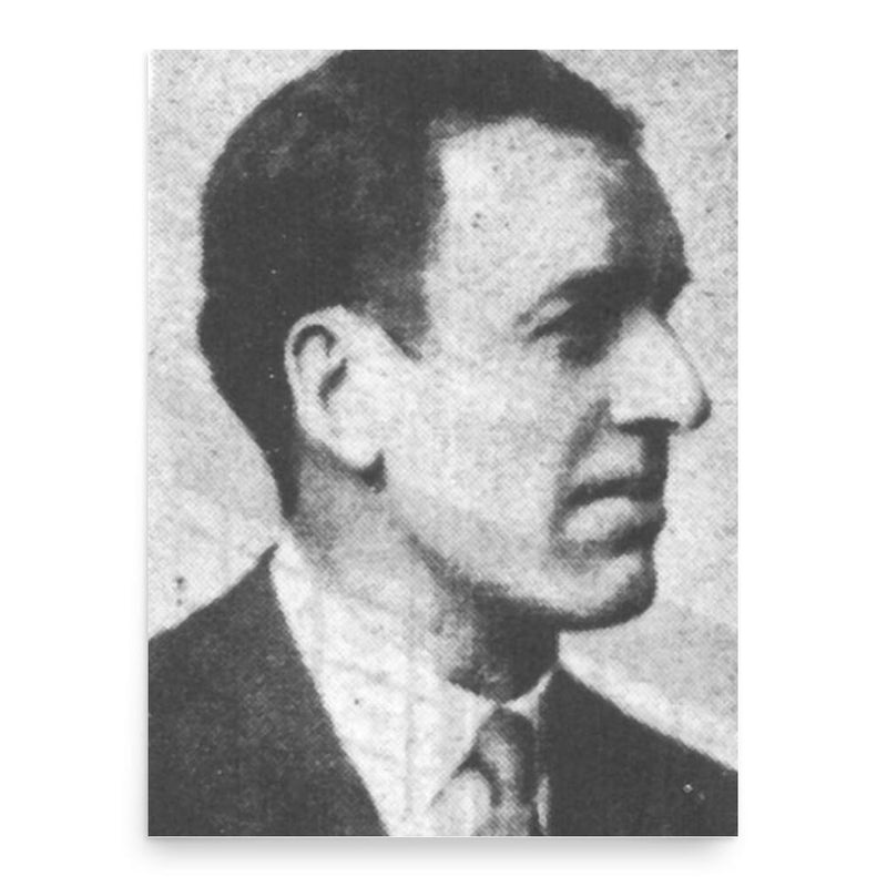 Albert Victor Heal poster print, in size 18x24 inches.