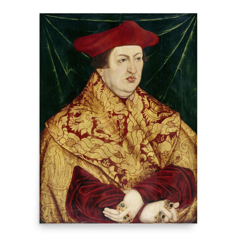 Albert of Brandenburg poster print, in size 18x24 inches.
