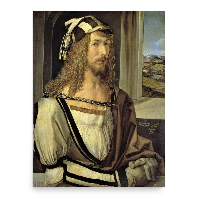 Albrecht Dürer poster print, in size 18x24 inches.