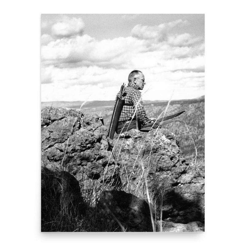 Aldo Leopold poster print, in size 18x24 inches.