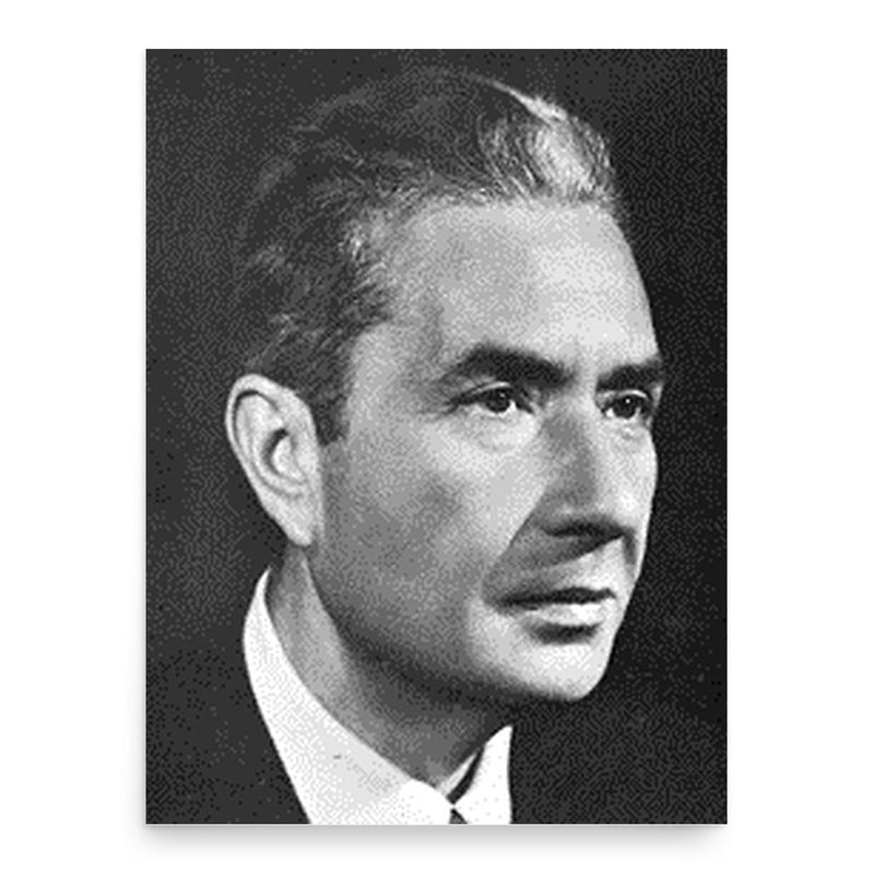 Aldo Moro poster print, in size 18x24 inches.