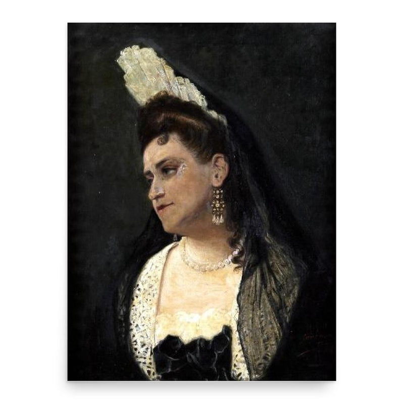 Alejandrina Gessler y Lacroix poster print, in size 18x24 inches.