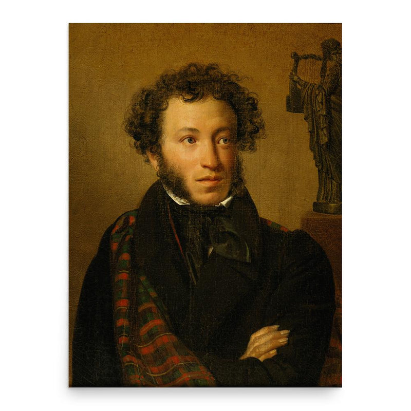 Aleksandr Pushkin poster print, in size 18x24 inches.