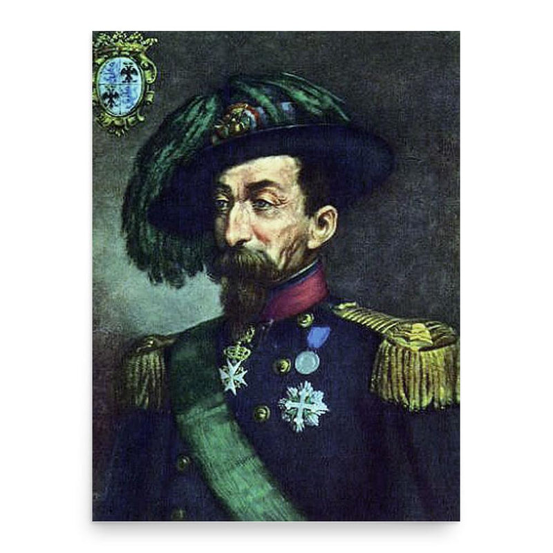 Alessandro Ferrero La Marmora poster print, in size 18x24 inches.