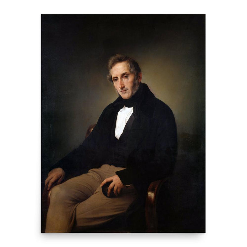 Alessandro Manzoni poster print, in size 18x24 inches.