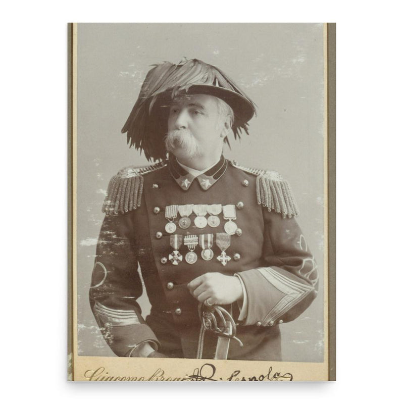 Alessandro Palma di Cesnola poster print, in size 18x24 inches.