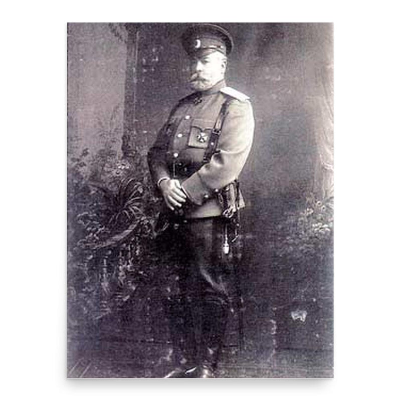 Alexander Bagration of Mukhrani poster print, in size 18x24 inches.