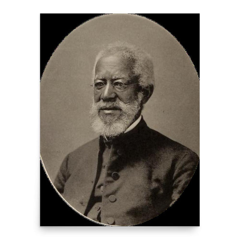 Alexander Crummell poster print, in size 18x24 inches.