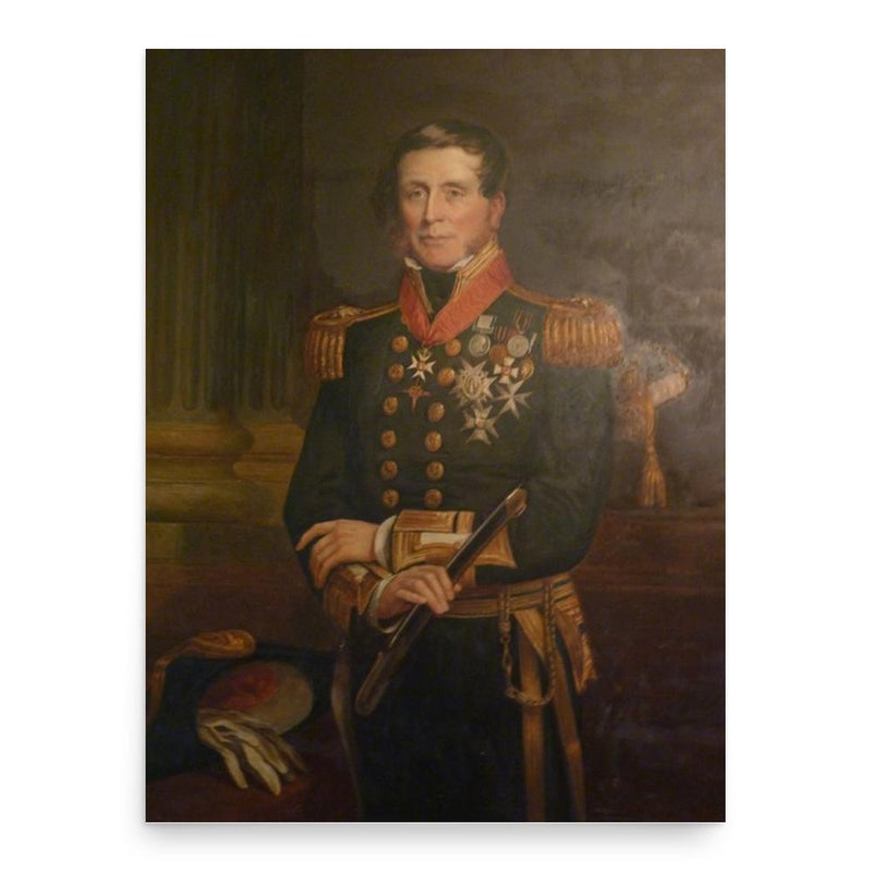 Alexander Dundas Young Arbuthnott poster print, in size 18x24 inches.